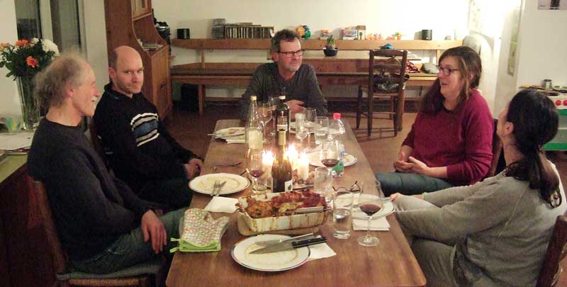 Abendessen nach dem Zazenkai